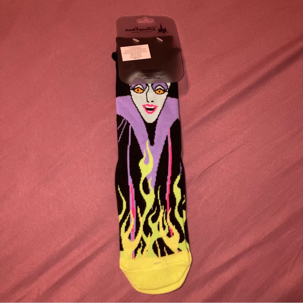 Maleficent Disney Socks - Picture 3 of 4